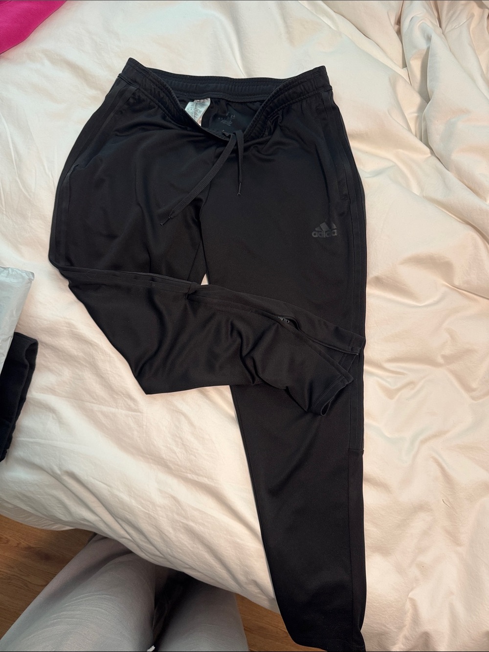 adidas Black Athletic Track Joggers